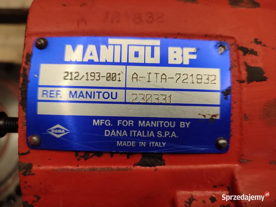 Dyferencjał 230331 212193001 MANITOU MLT