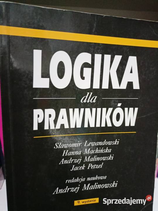 Logika dla prawników podreczniki szkolne księgarnia Warszawa