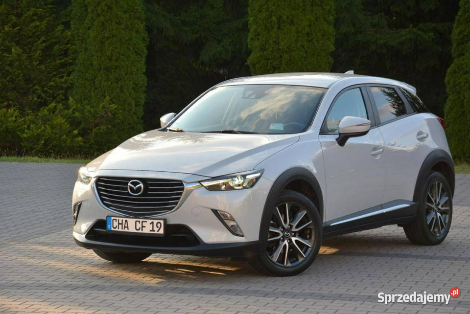 Mazda CX3 Biała Perła Skóry Navi Kamera Head Up autoalarm Ostrów Mazowiecka