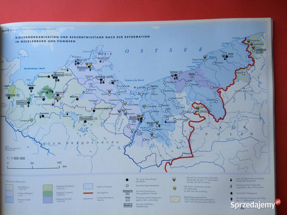 2225 Atlas Von Mecklenburg Und Pommern Szczecin