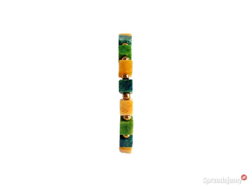 7377 Kolorowy Barwiony Bursztyn opolskie Kędzierzyn-Koźle