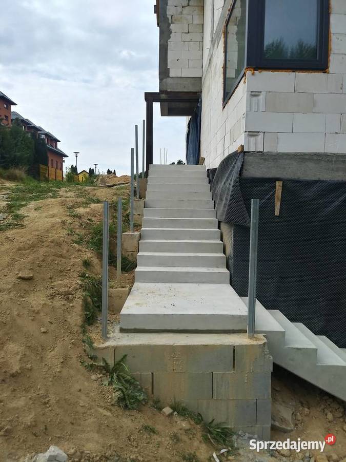 Schody betonowe prefabrykowane prefabrykaty Katowice sprzedam