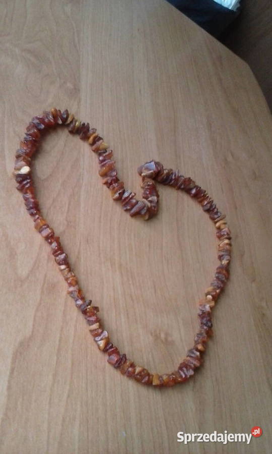 Naszyjnik z bursztynów bałtyckich bursztynowy Polkowice