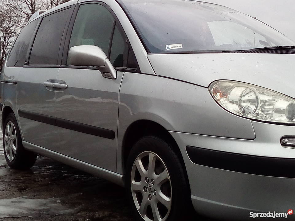 Peugeot 807 22 HDI Stan 8 osobowy welurowa tapicerka Łódź