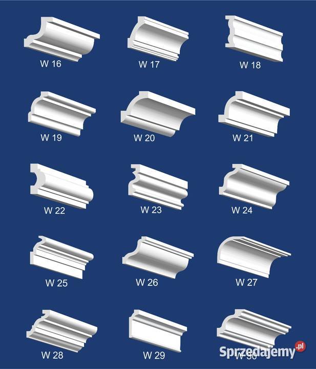 Listwa dekoracyjna sztukateria zabudowa karnisza Pozostałe Łuków