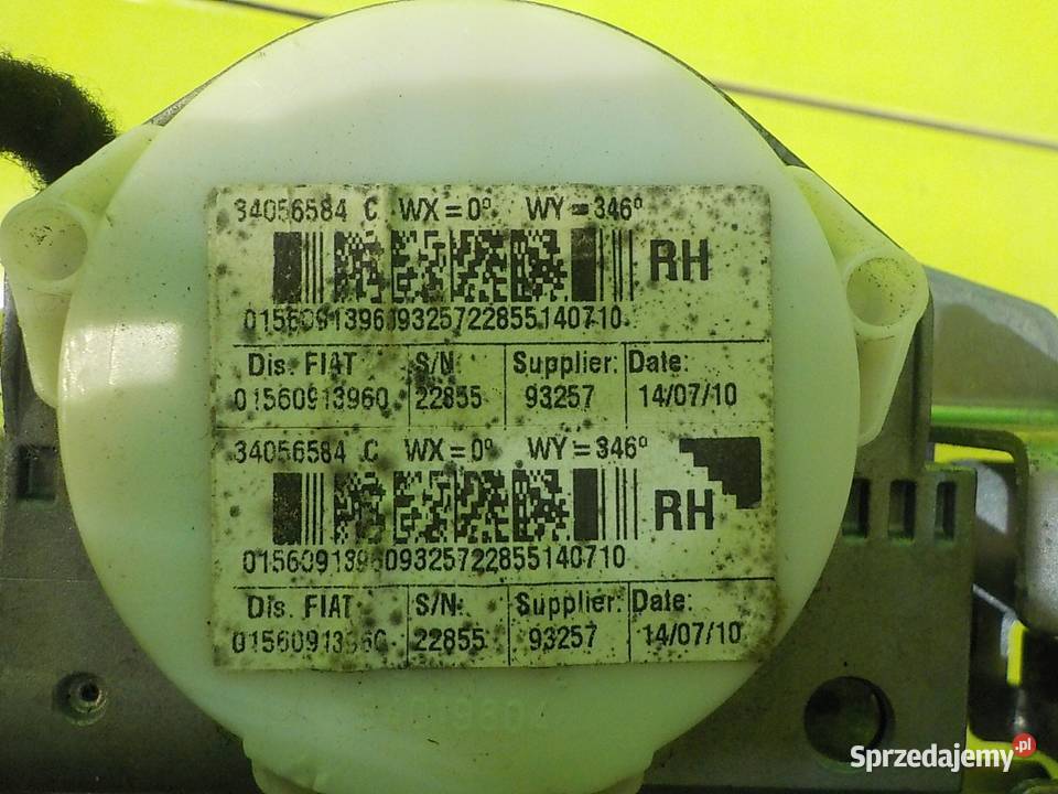 ALFA ROMEO GIULIETTA 11r 5D pas bezpieczenstwa