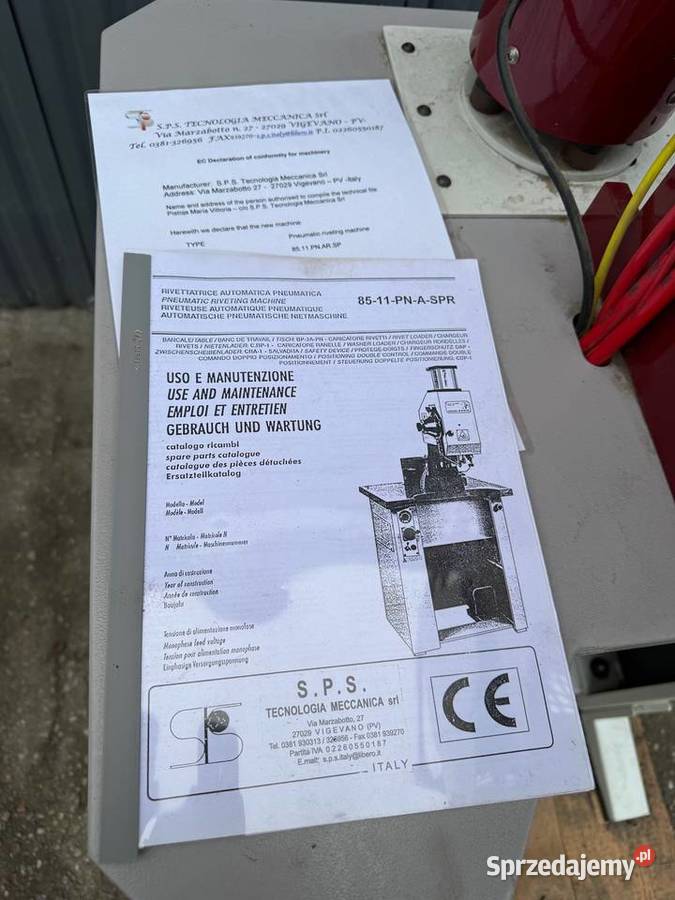 SPS 8511 PNAR nitowacz maszyna do nitowania z Łaskarzew