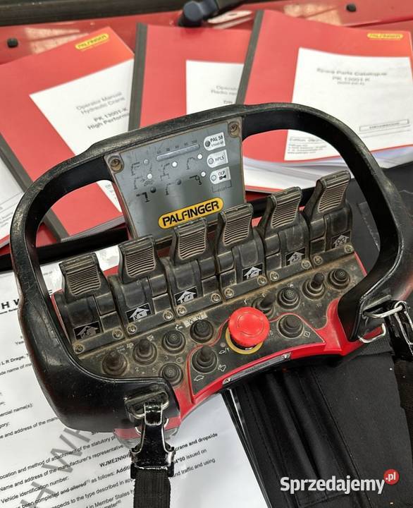 PALFINGER PK13001 K 2015r PILOT Radiowy HDS Dźwigi, podnośniki podkarpackie Łańcut
