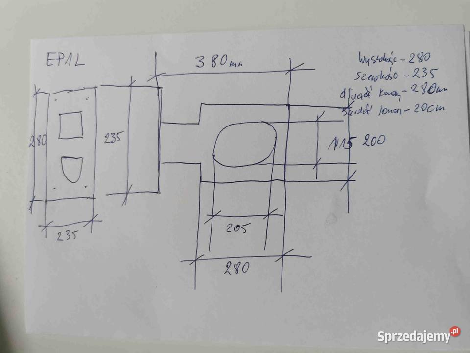 Palnik ekoenergia EP1L komora powietrzna swider Pozostałe Ogrzewanie mazowieckie