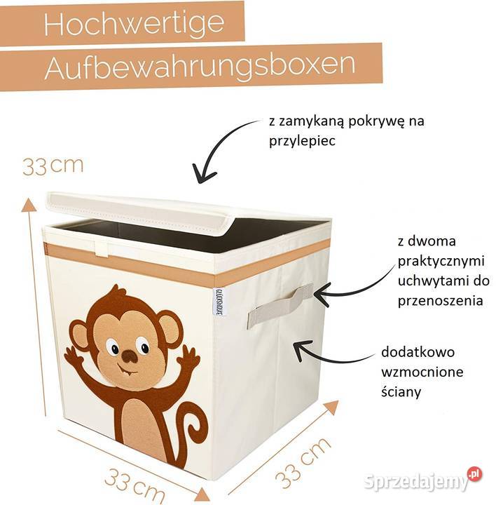 Organizer pudełka pojemnik skrzynia na zabawki śląskie Cieszyn