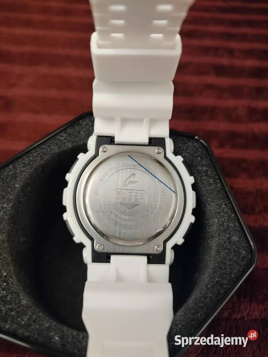 Zegarek Casio GShock biały Oreo