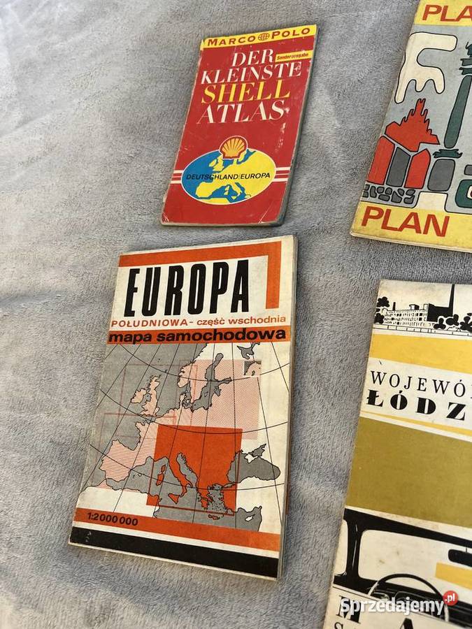 Mapy atlasy plany z PRL mapa atlas plan HIT Jasło sprzedam