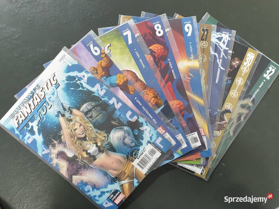 Ultimate Fantastic Four 9 oryginalnych komiksów