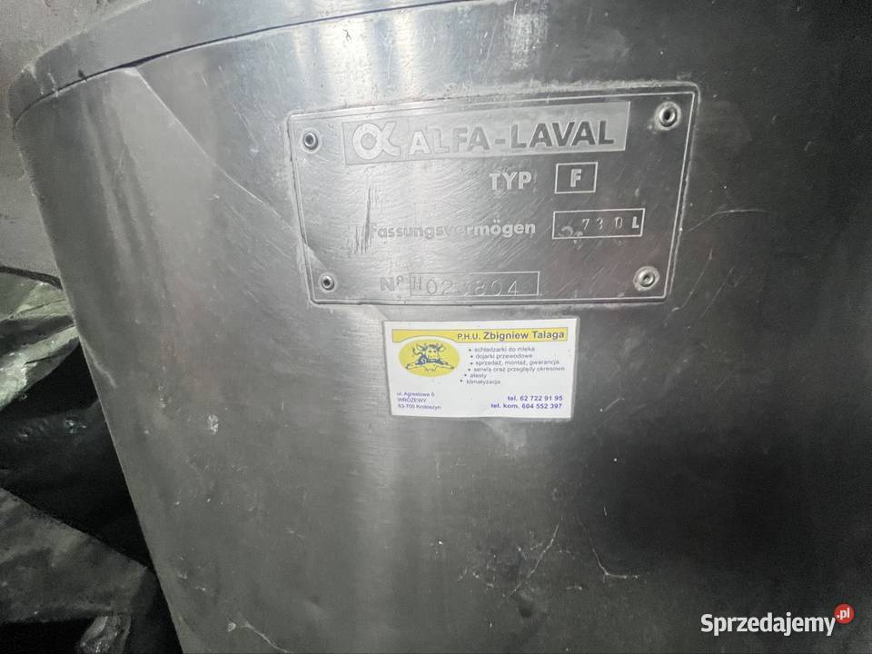 Zbiornik na mleko Zbiorniki