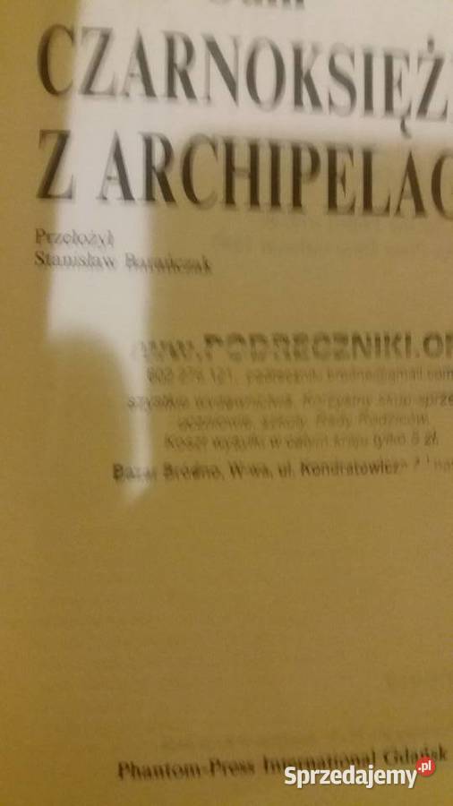 Czarnoksiężnik z archipelagu książki unikatowe
