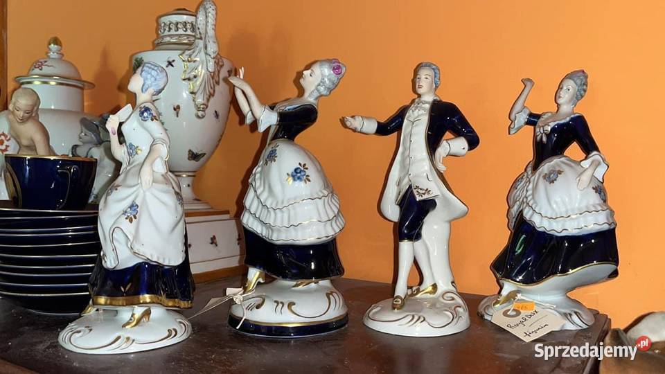 figurka damy arystokraty Royal Dux Gdańsk