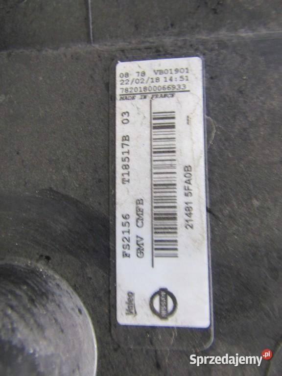 CHŁODNICE WENTYLATOR KOMPLET CHŁODNIC 09 NISSAN osobowe