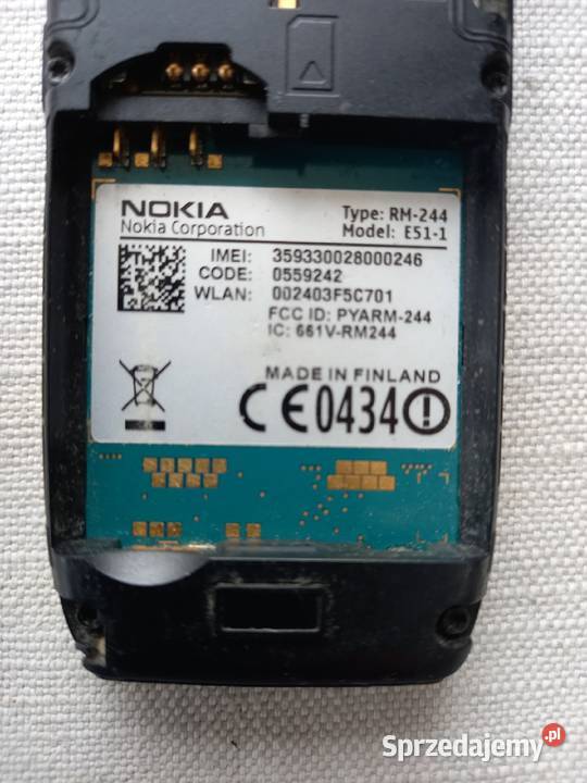 Telefon Nokia E511 Tomaszów Lubelski sprzedam