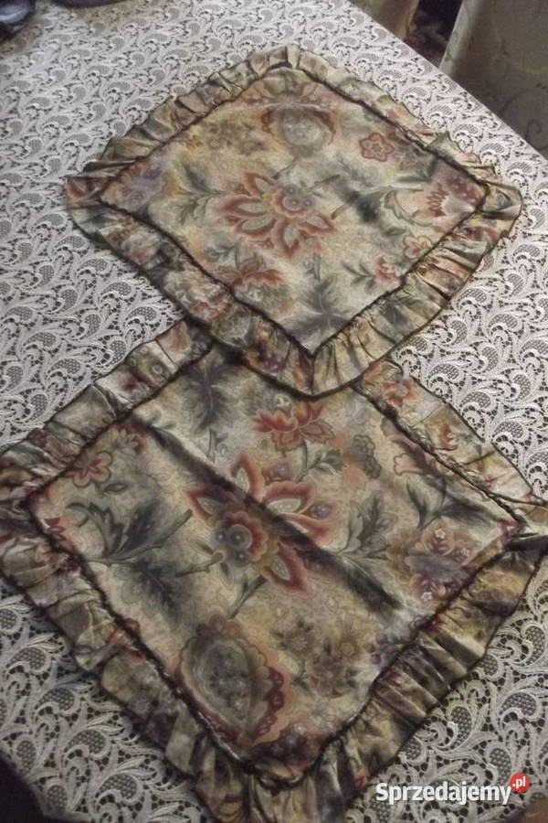 Poszewki ozdobne 2 sztuki na poduszki Piekary Śląskie