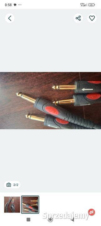 Kable muzyczne PROEL DIE HARD 2 dolnośląskie sprzedam