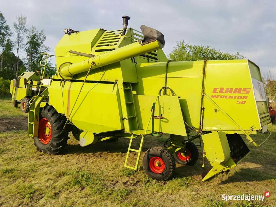 Kombajn zbożowy Claas Mercator 50 z sieczkarnia Zbożowe Skaryszew