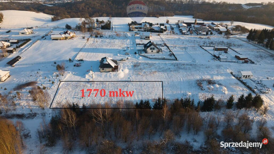 Działka budowlana Nowiec 1770 m WZ media