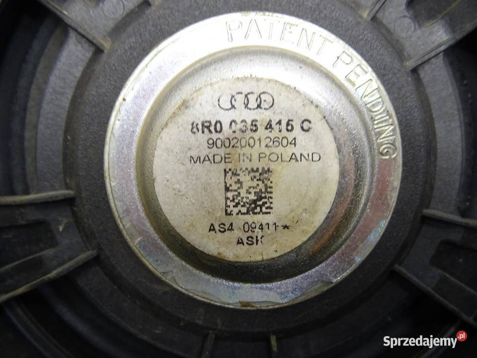 GŁOŚNIK DRZWI PRZÓD PRZEDNI 8R0035415C AUDI Q5 osobowe małopolskie
