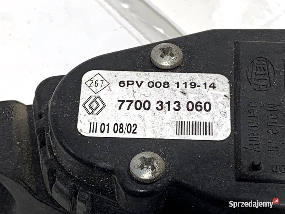 POTENCJOMETR GAZU RENAULT TRAFIC II 7700313060