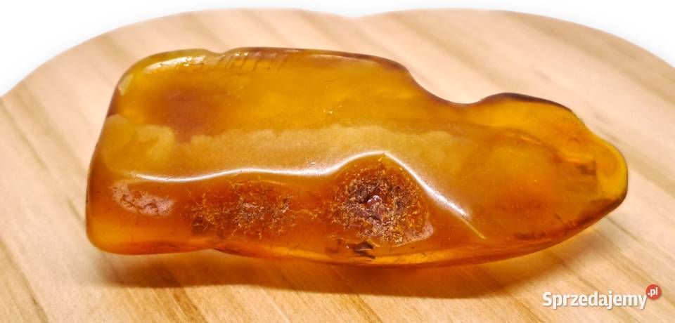 Broszka z bursztynu bursztyn bryłka 1489 Warszawa