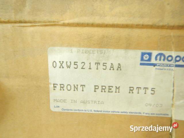BOCZEK TAPICERKA DRZWI PRAWY PRZÓD DODGE RAM sprzedam