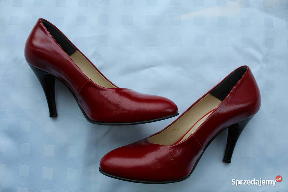Czółenka Damskie Skóra Silwano 37 Czerwone inna Bielsko-Biała