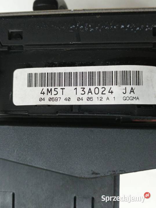 PRZEŁĄCZNIK ŚWIATEŁ EU 4M5T13A024JA Ford Focus Rok produkcji 2004 Panele sterowania, przełączniki