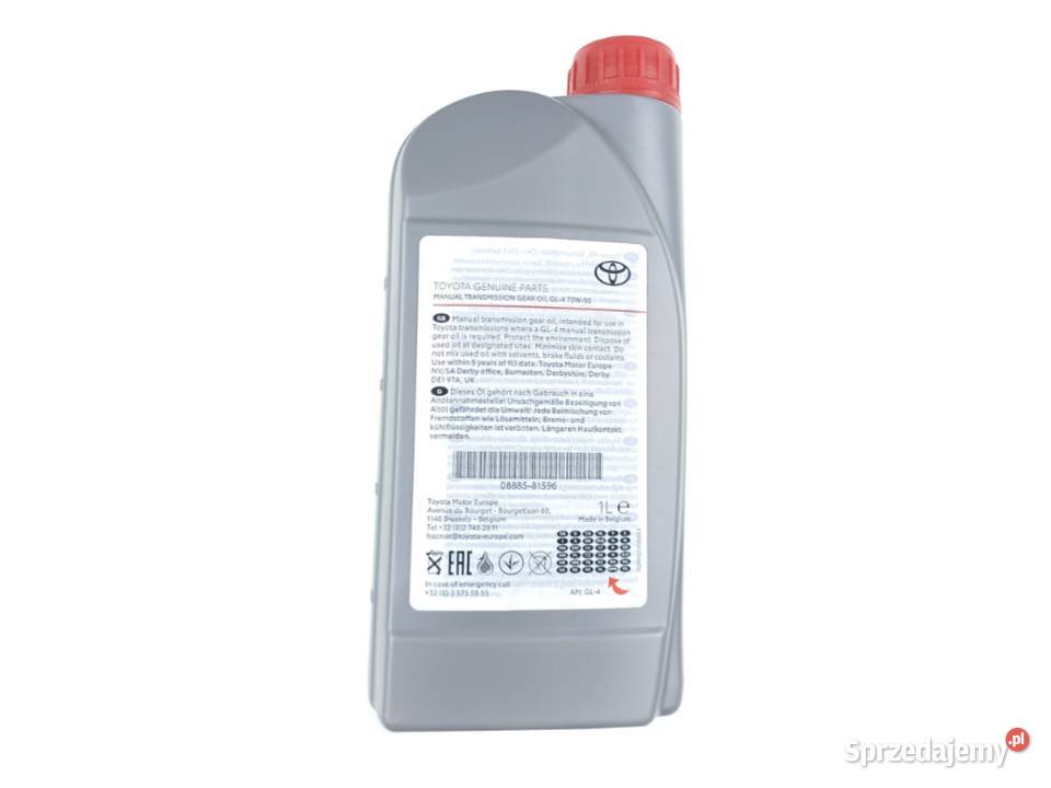 TOYOTA Lexus Olej przekladniowy 75W90 GL4 1L sprzedam