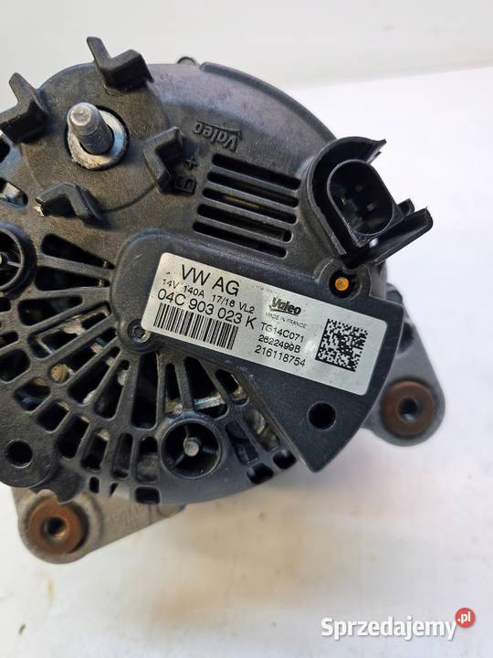 ALTERNATOR AUDI A3 8V VW 14 TFSI 140A 04C903023K śląskie Przystajń