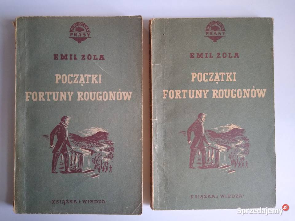 Początki Fortuny Rougonów Emil Zola tom 1 2 Gdańsk