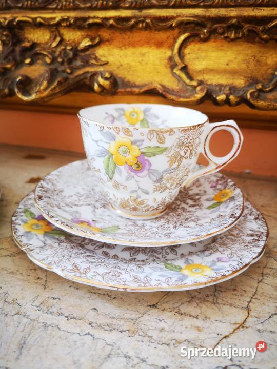 Filiżanka z talerzykiem deserowym by Jane Ridge Gdańsk