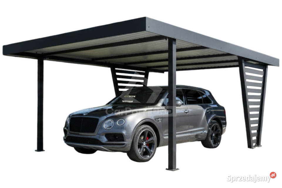 Carport V PREMIUM 43x5m Wypełnienie panelami Garaże i miejsca postojowe mazowieckie Otwock