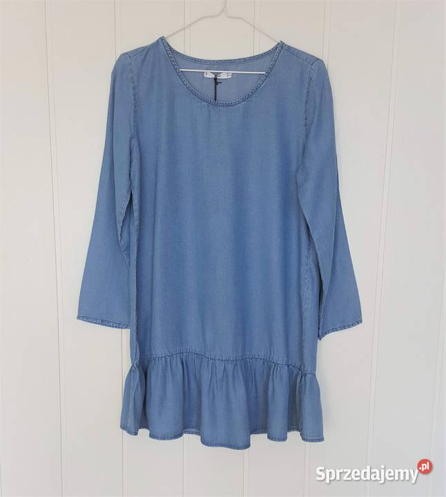 Nowa sukienka Mango L 40 mini jeans dżins denim Szczecin