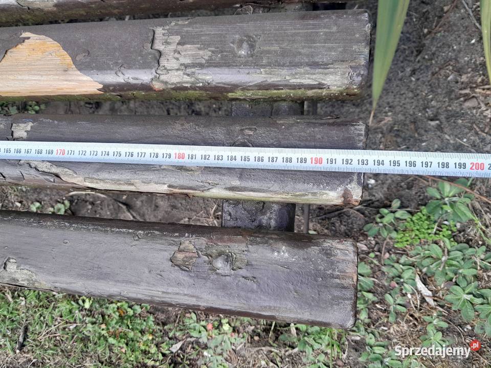 Stara duża ciężka solidna ławka z czasó PRL do Ławy i ławki Dąbrowa Górnicza sprzedam