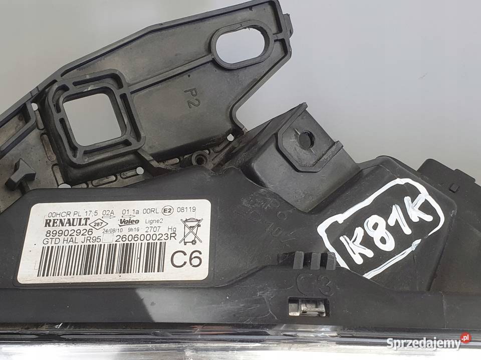 LAMPA LEWA Renault Scenic III lewy przód lubelskie