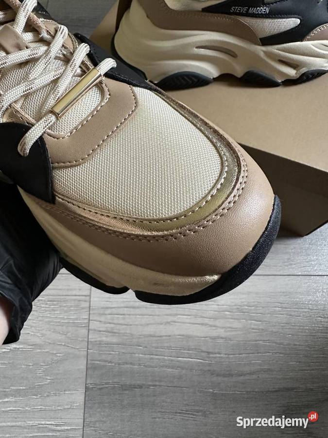 Steve Madden Progressive sneakersy Khaki Black r inna Wrocław