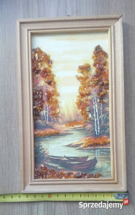 Obraz z bursztynu Warszawa