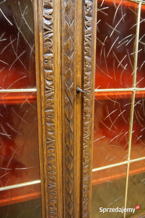 PRZESZKLONA PODRĘCZNA BIBLIOTECZKA KOMODA BAREK Meble dolnośląskie Niemcza