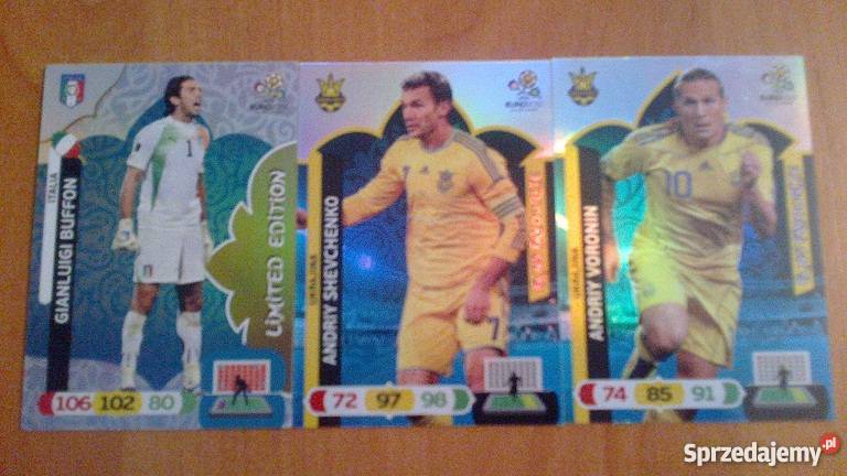Karty piłkarzy sportowe EURO 2012 Panini adrenal Strzelin