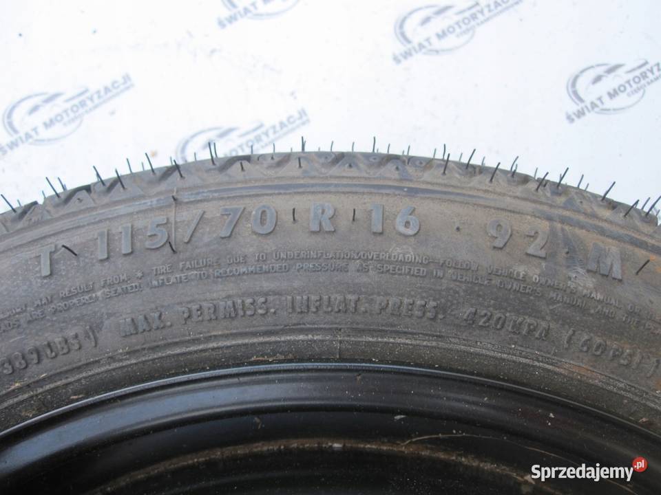 OPEL VECTRA C ASTRA H koło dojazdowe 1157016 92M Kielce