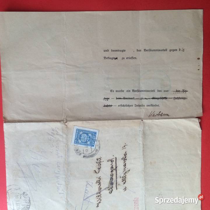 1693 Pismo Z Sądu W Nowogardzie