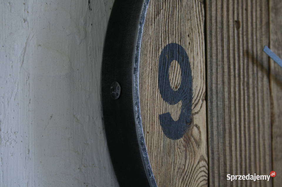 Zegar wiszący rustykalny loft industrialny Mielec