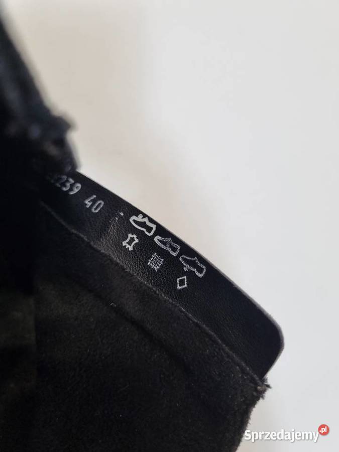 Ryłko sztyblety ocieplane Skóra naturalna zamsz