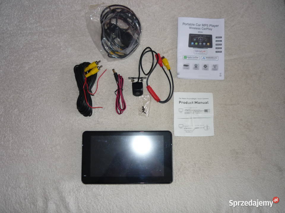Monitor samochodowy CarPlay i Android Auto ekran Panele LCD/TV śląskie sprzedam