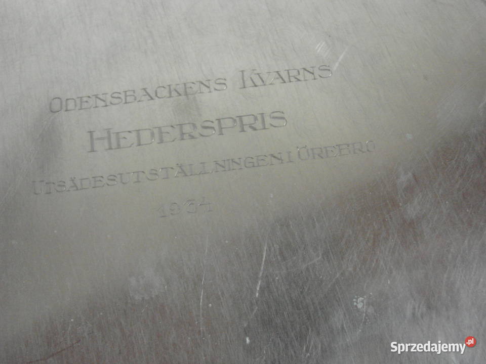 GAB NS ALP duża taca plater 1934r pomorskie Pruszcz Gdański